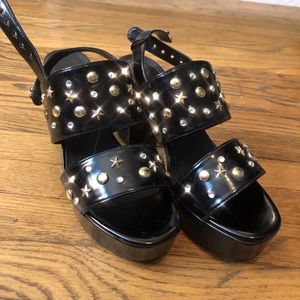 Platform Studded MONKI heels ⭐️